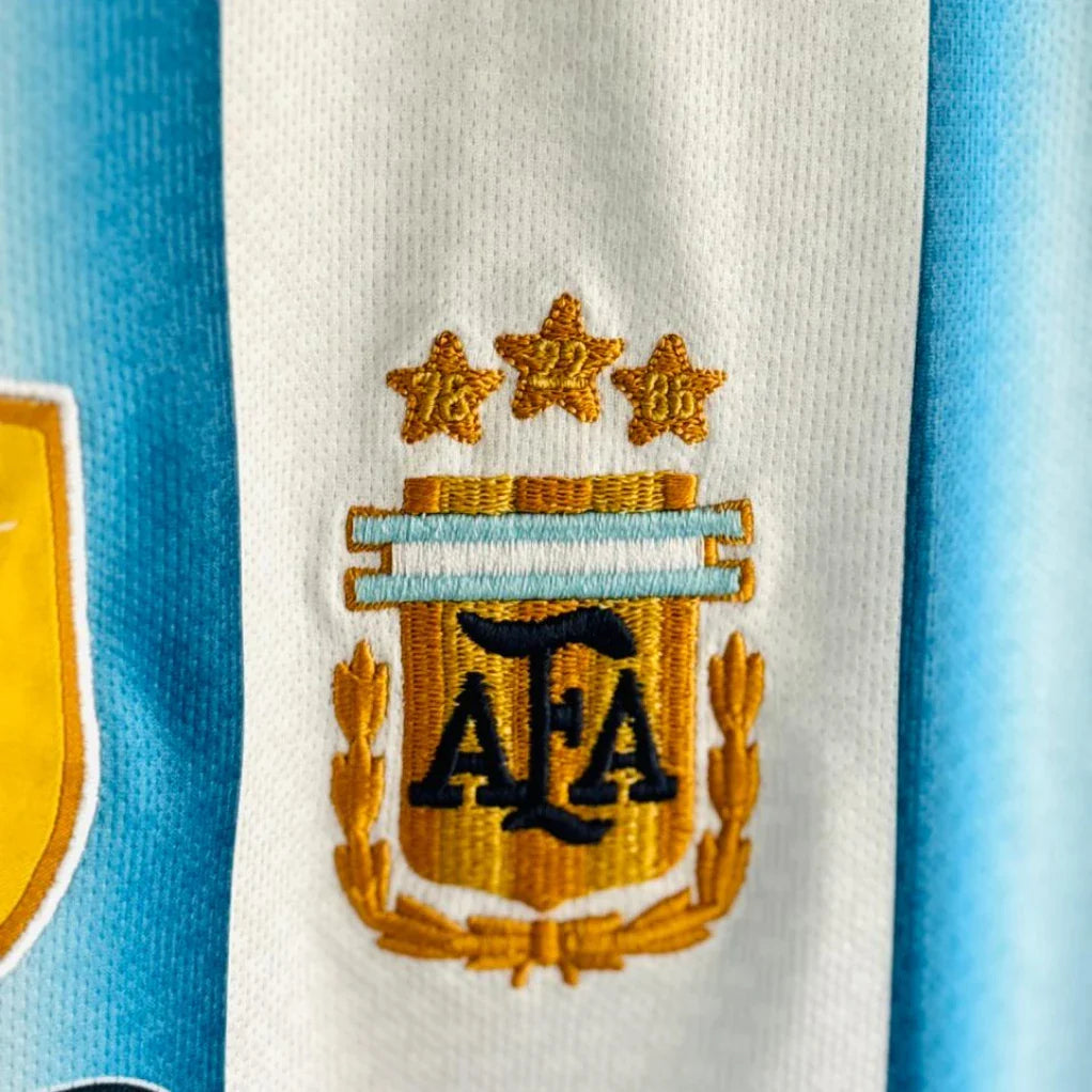 Argentina 2026 World Cup Home Jersey – Messi Embroidery | Half Sleeve