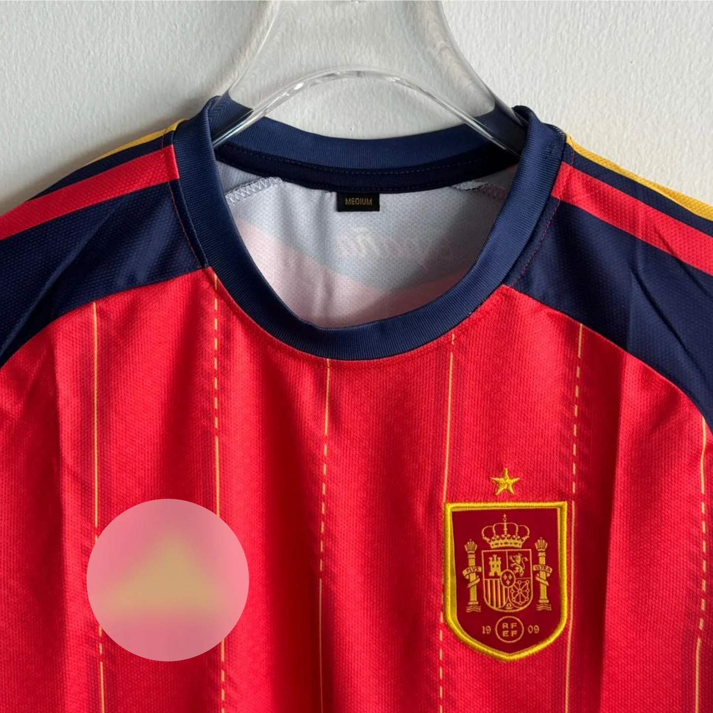 Spain 2026 World Cup Home Jersey – Embroidery | Half Sleeve